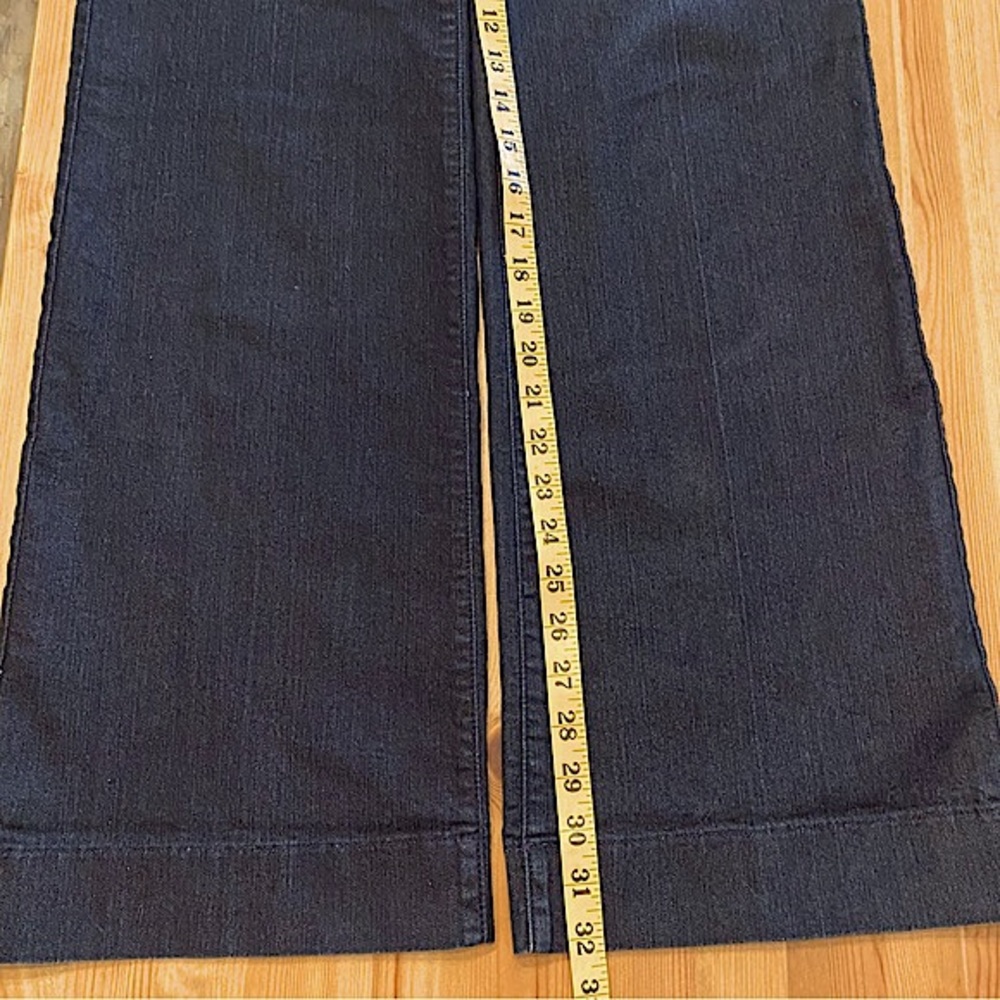 NYDJ Wide Leg Trouser Jeans Teresa  Dark Wash - Picture 10 of 16